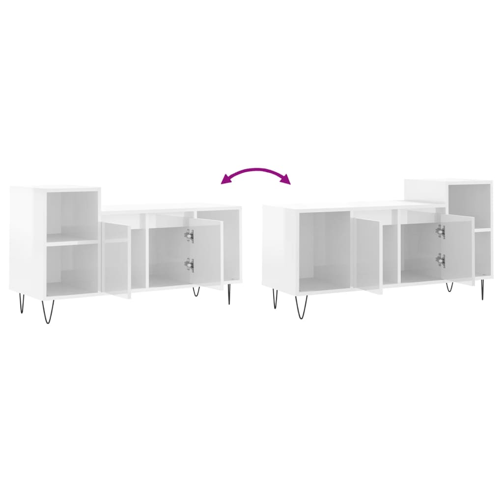 Tv Cabinet 100X35X55 Cm Engineered Wood