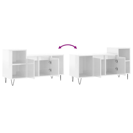 Tv Cabinet 100X35X55 Cm Engineered Wood