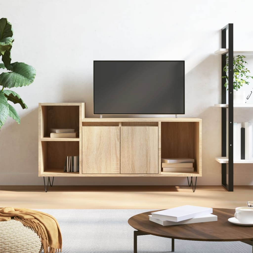 Tv Cabinet 100X35X55 Cm Engineered Wood