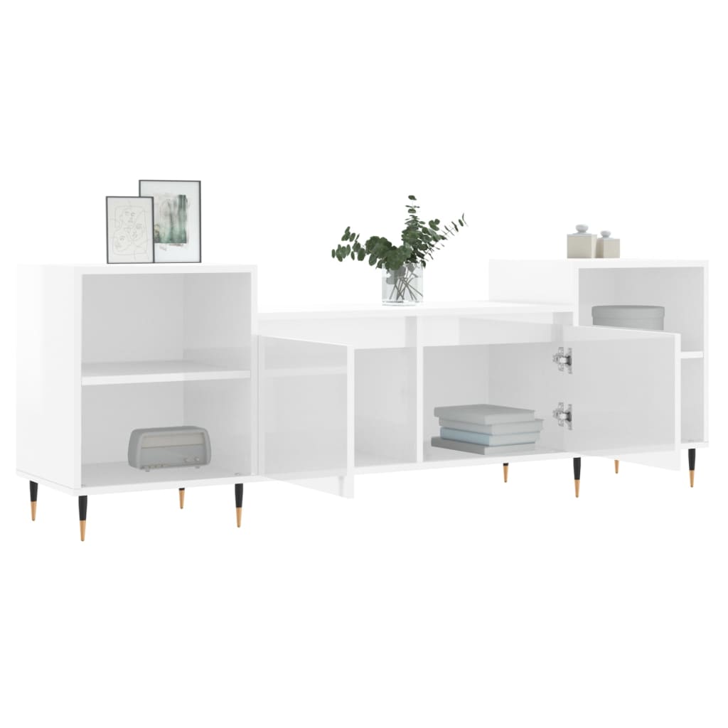 Tv Cabinet 160X35X55 Cm Engineered Wood