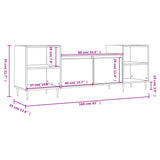 Tv Cabinet 160X35X55 Cm Engineered Wood