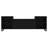 TV Cabinet Black 160x35x55 cm Engineered Wood