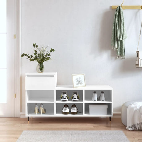Shoe Cabinet 102X36X60 Cm Engineered Wood