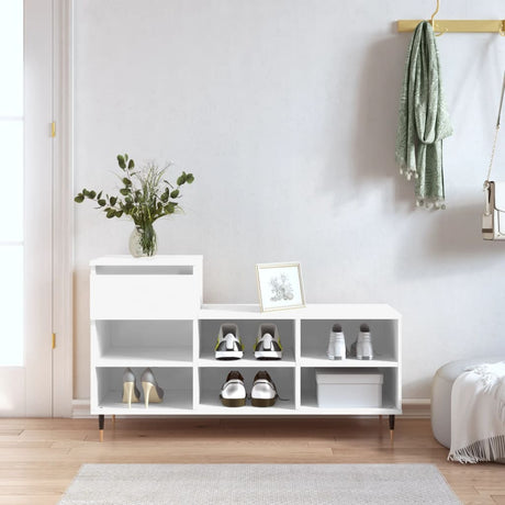 Shoe Cabinet 102X36X60 Cm Engineered Wood