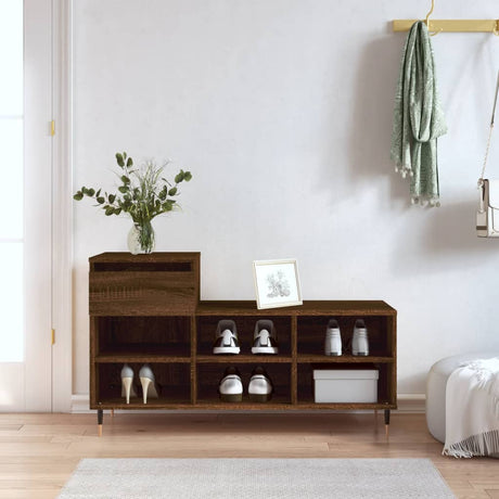 Shoe Cabinet 102X36X60 Cm Engineered Wood