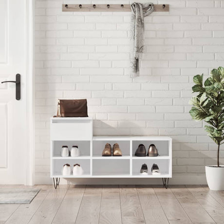Shoe Cabinet 102X36X60 Cm Engineered Wood