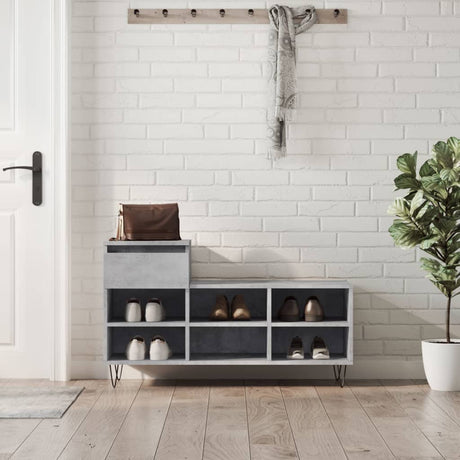 Shoe Cabinet 102X36X60 Cm Engineered Wood