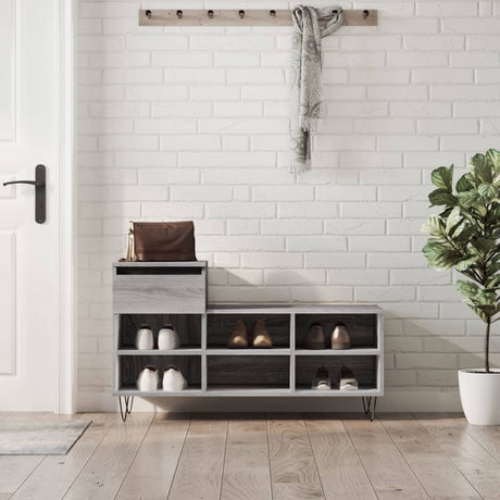 Shoe Cabinet 102X36X60 Cm Engineered Wood