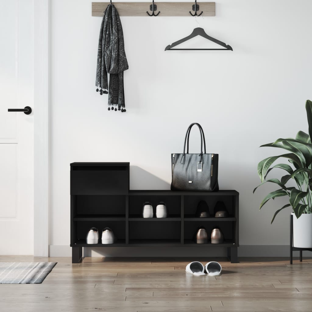 Shoe Cabinet 102X36X60 Cm Engineered Wood