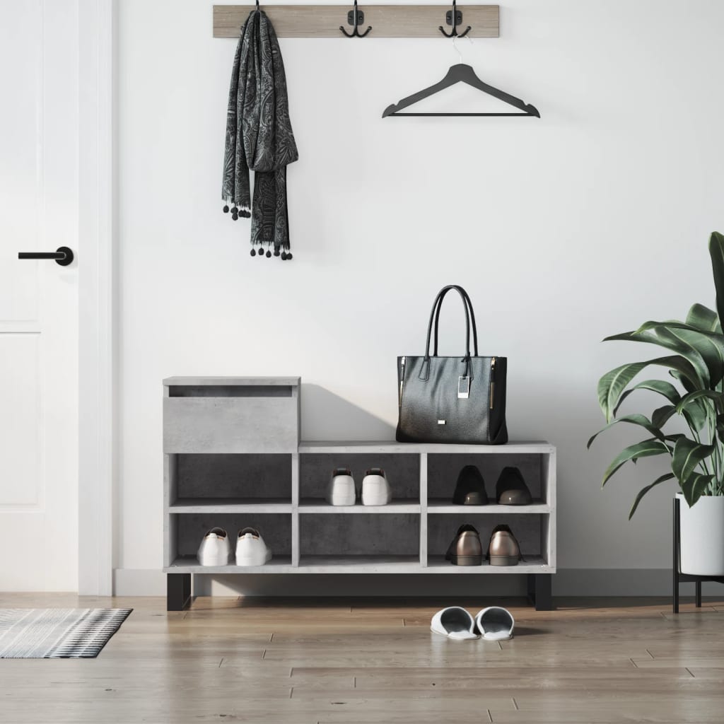 Shoe Cabinet 102X36X60 Cm Engineered Wood