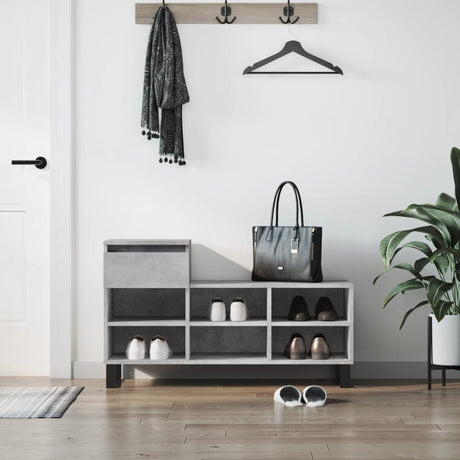 Shoe Cabinet 102X36X60 Cm Engineered Wood