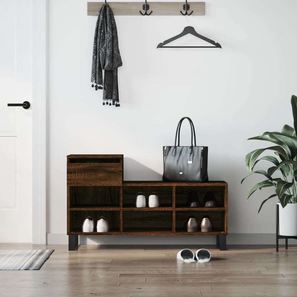 Shoe Cabinet 102X36X60 Cm Engineered Wood