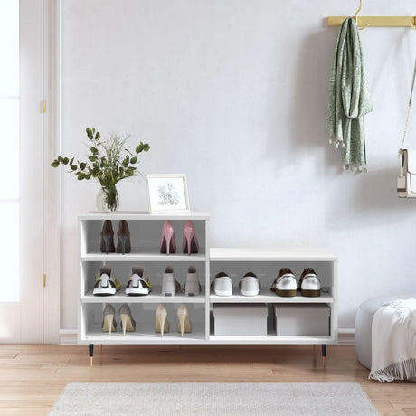Shoe Cabinet 102X36X60 Cm Engineered Wood