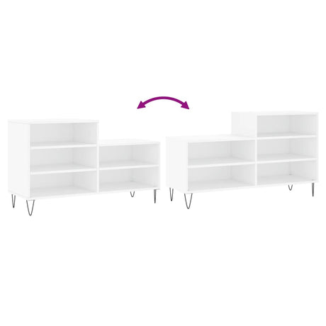 Shoe Cabinet 102X36X60 Cm Engineered Wood