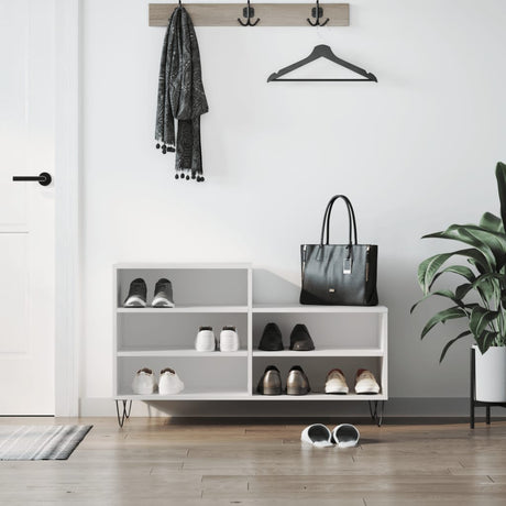 Shoe Cabinet 102X36X60 Cm Engineered Wood