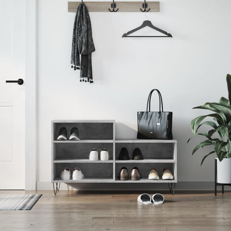 Shoe Cabinet 102X36X60 Cm Engineered Wood
