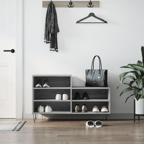 Shoe Cabinet 102X36X60 Cm Engineered Wood