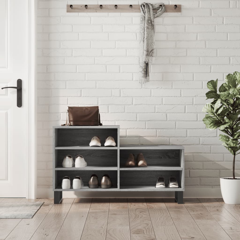 Shoe Cabinet 102X36X60 Cm Engineered Wood