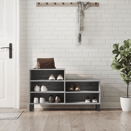 Shoe Cabinet 102X36X60 Cm Engineered Wood
