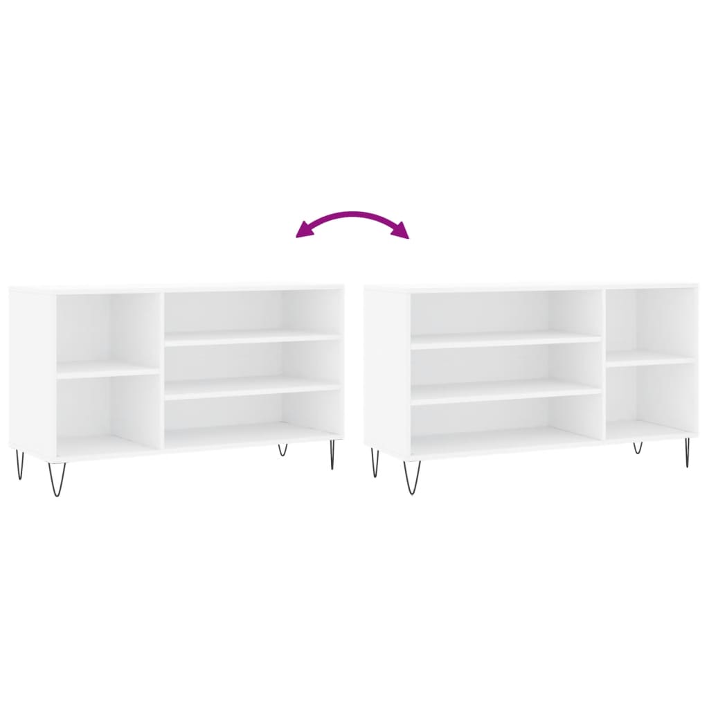 Shoe Cabinet 102X36X60 Cm Engineered Wood