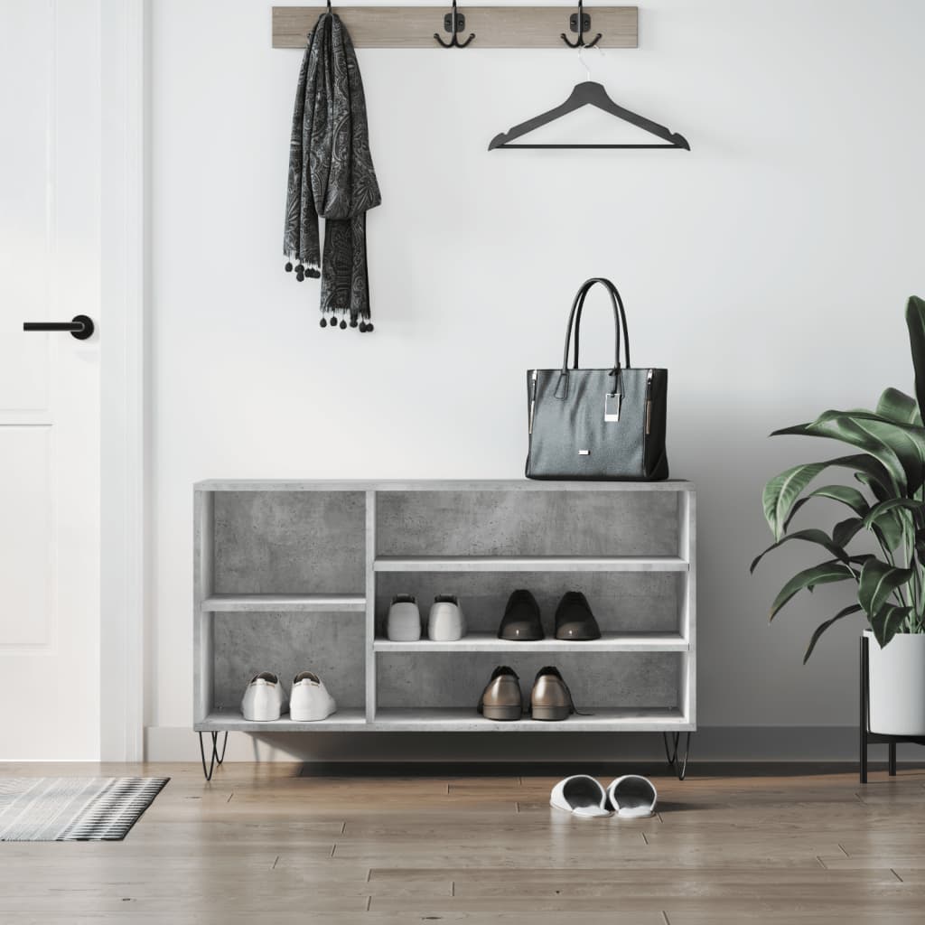 Shoe Cabinet 102X36X60 Cm Engineered Wood