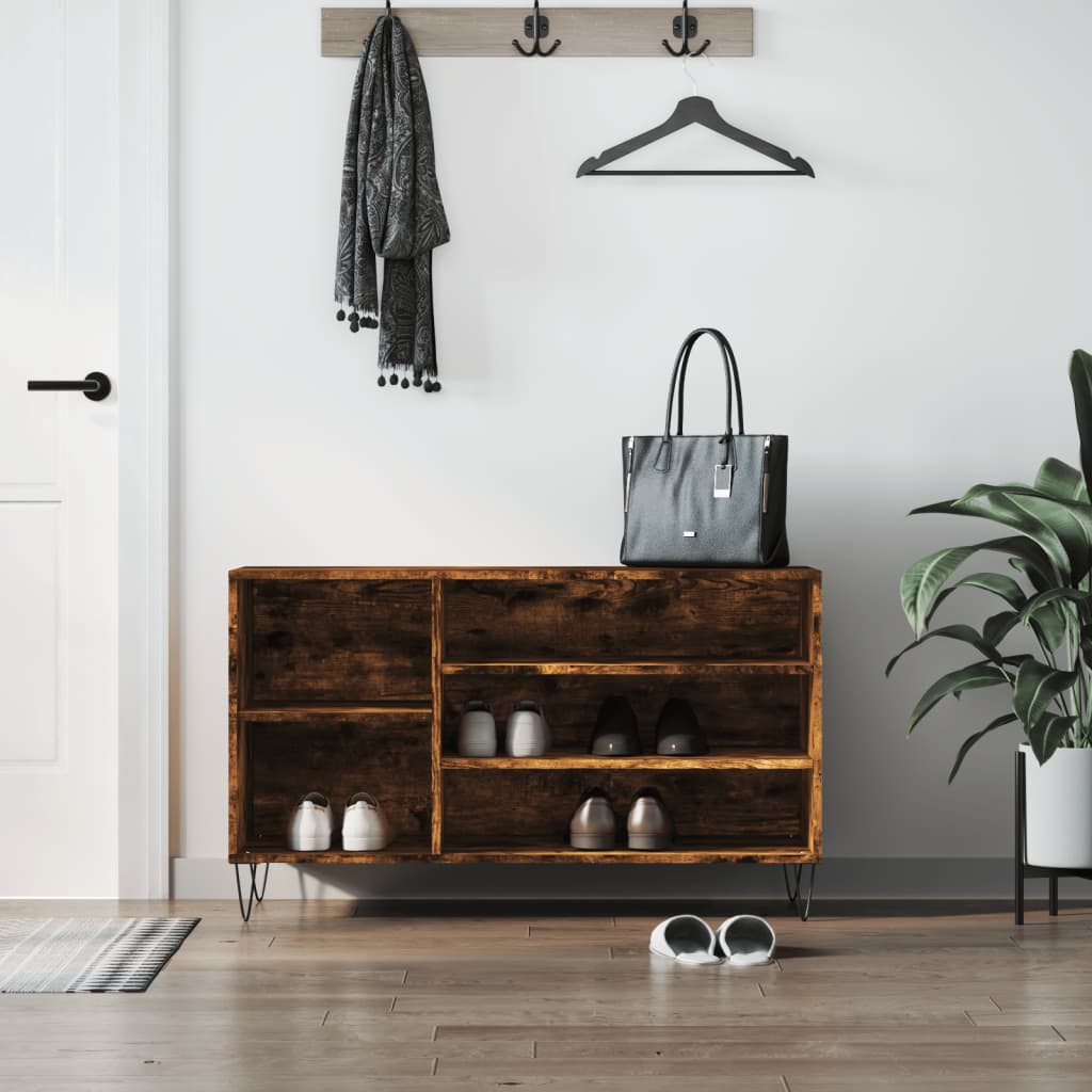 Shoe Cabinet 102X36X60 Cm Engineered Wood