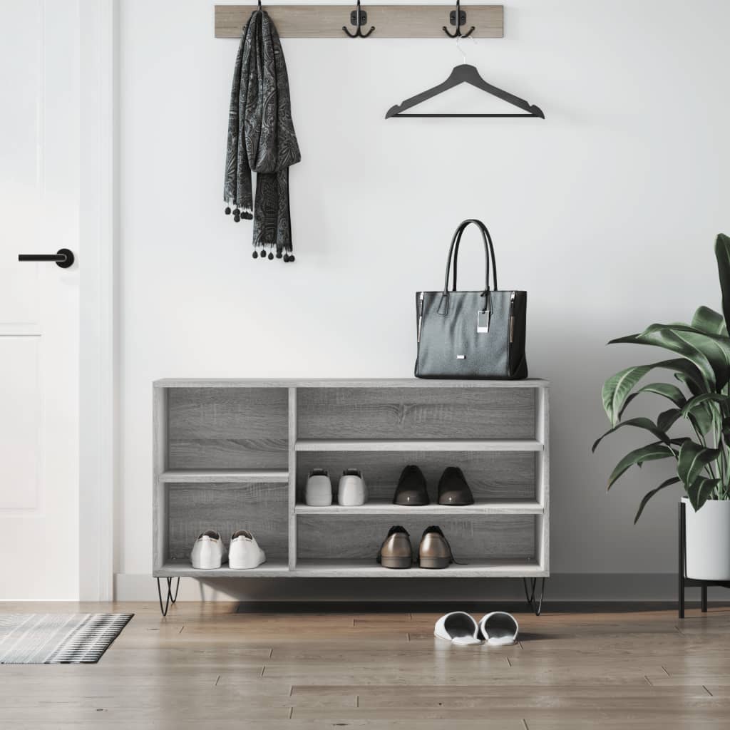 Shoe Cabinet 102X36X60 Cm Engineered Wood