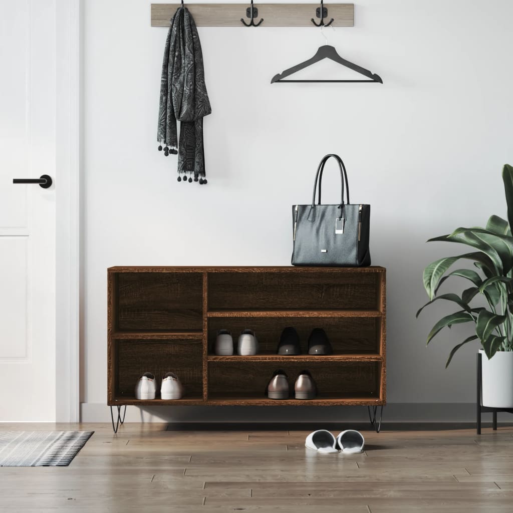 Shoe Cabinet 102X36X60 Cm Engineered Wood