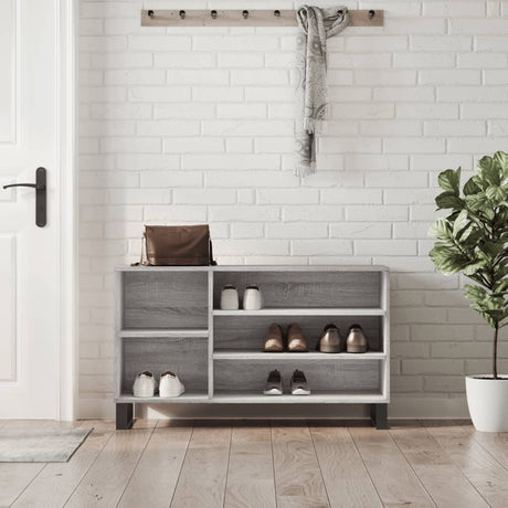 Shoe Cabinet 102X36X60 Cm Engineered Wood