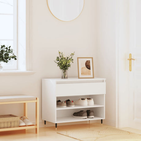 Shoe Cabinet 70X36X60 Cm Engineered Wood