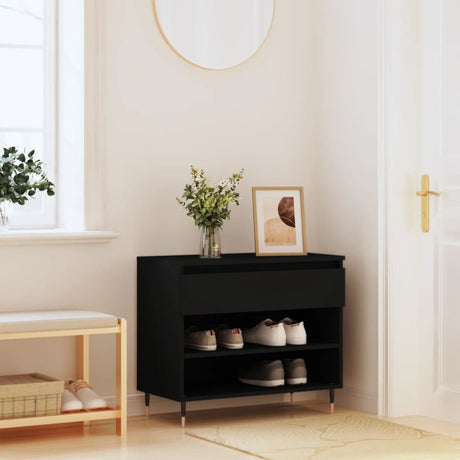 Shoe Cabinet 70X36X60 Cm Engineered Wood