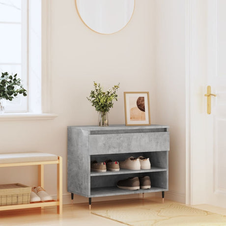 Shoe Cabinet 70X36X60 Cm Engineered Wood