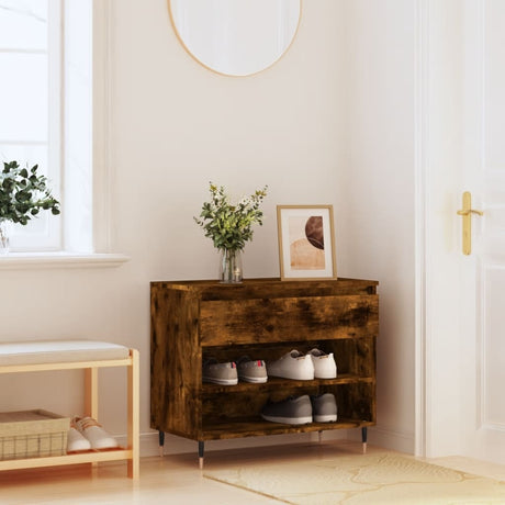 Shoe Cabinet 70X36X60 Cm Engineered Wood