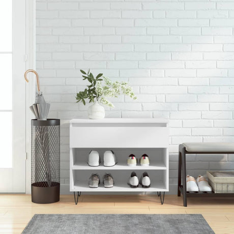 Shoe Cabinet 70X36X60 Cm Engineered Wood