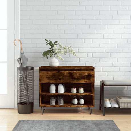 Shoe Cabinet 70X36X60 Cm Engineered Wood