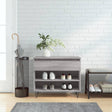 Shoe Cabinet 70X36X60 Cm Engineered Wood