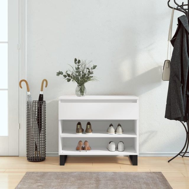 Shoe Cabinet 70X36X60 Cm Engineered Wood