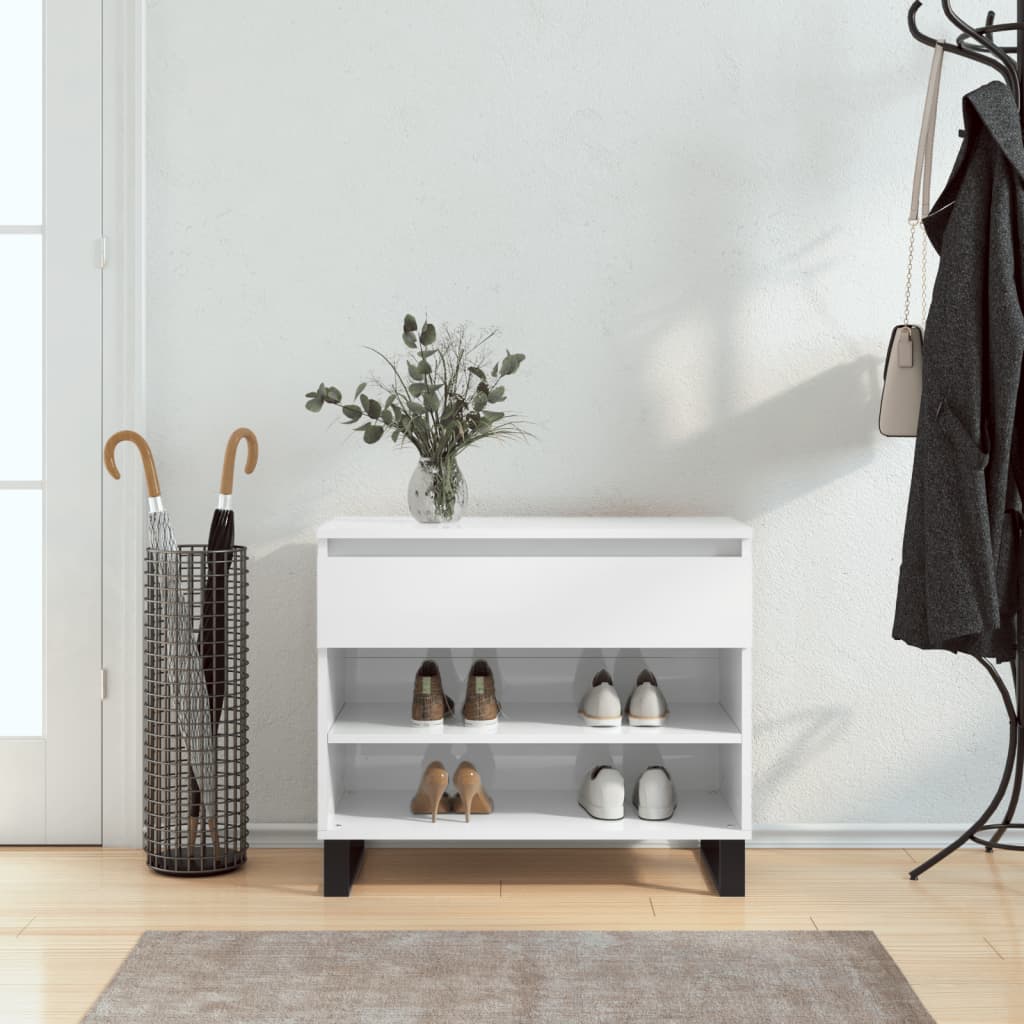 Shoe Cabinet 70X36X60 Cm Engineered Wood