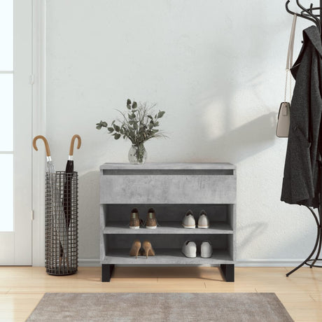 Shoe Cabinet 70X36X60 Cm Engineered Wood