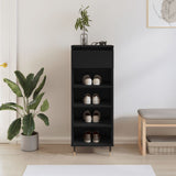 Shoe Cabinet 40X36X105 Cm Engineered Wood