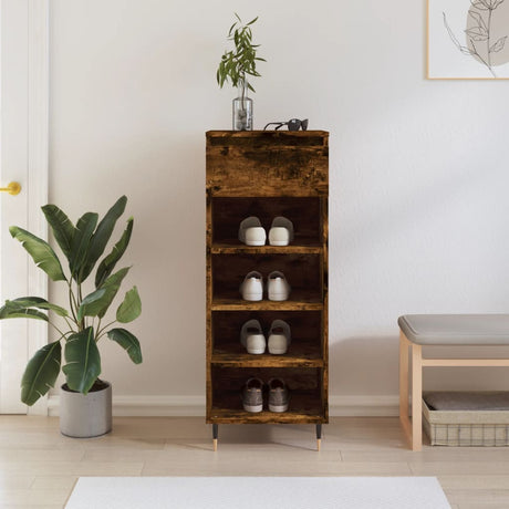 Shoe Cabinet 40X36X105 Cm Engineered Wood