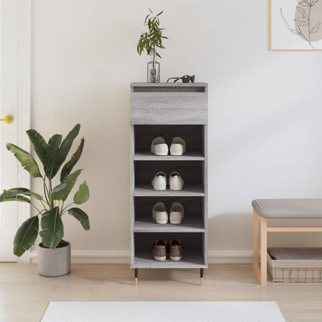 Shoe Cabinet 40X36X105 Cm Engineered Wood