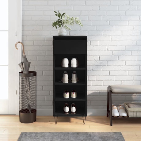 Shoe Cabinet 40X36X105 Cm Engineered Wood