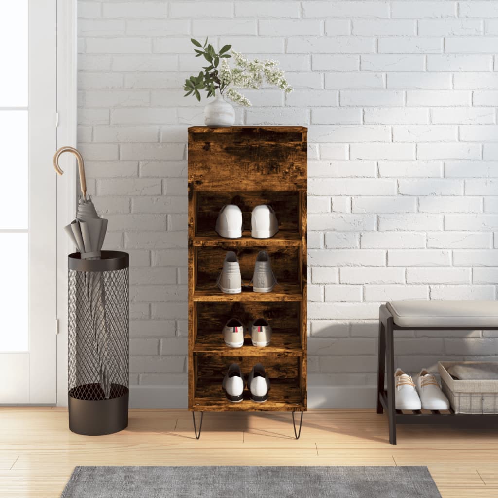 Shoe Cabinet 40X36X105 Cm Engineered Wood