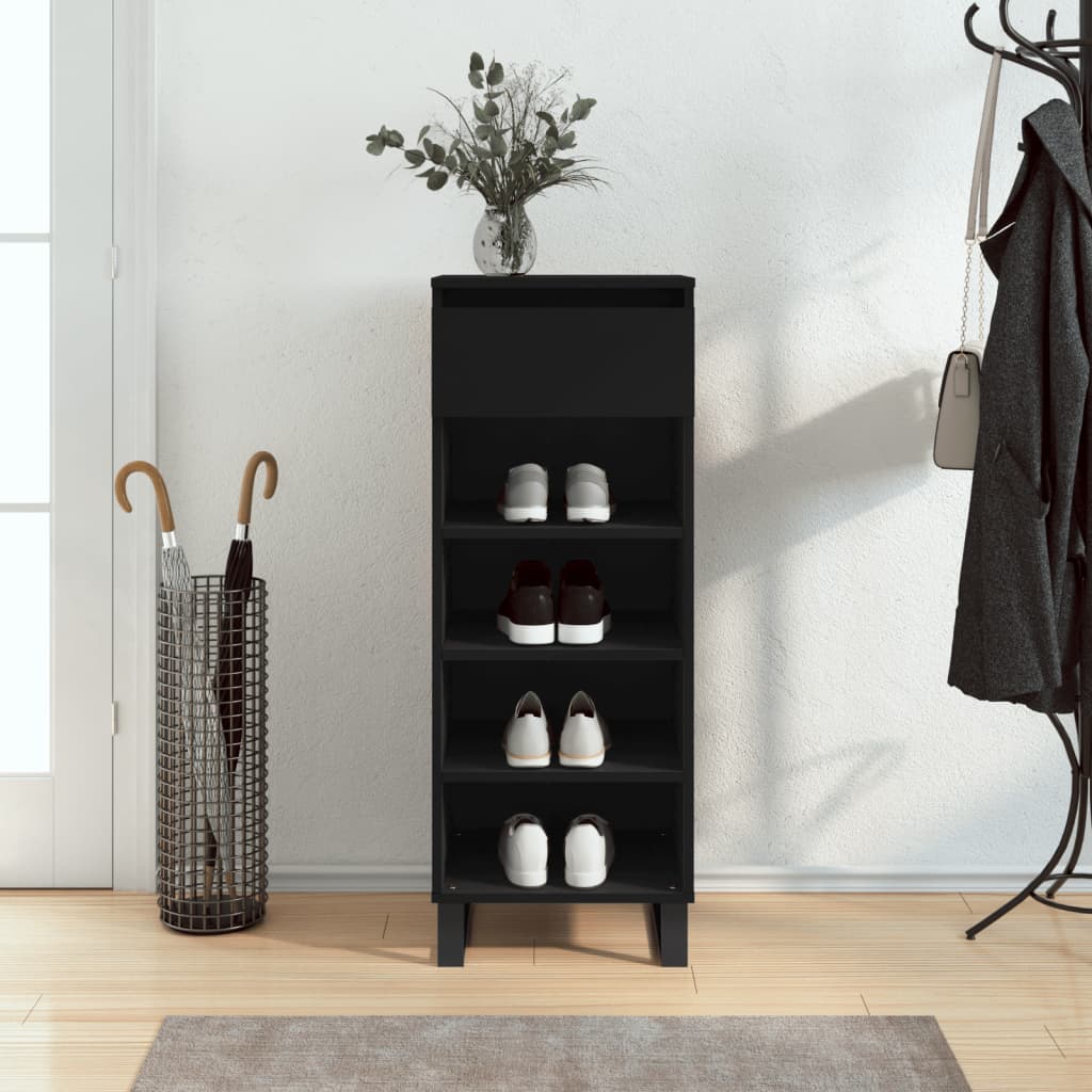 Shoe Cabinet 40X36X105 Cm Engineered Wood
