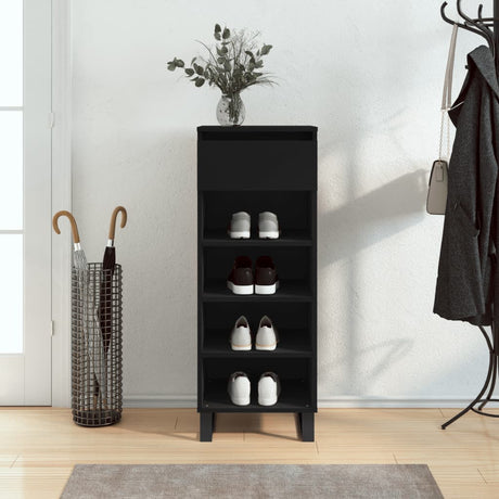 Shoe Cabinet 40X36X105 Cm Engineered Wood