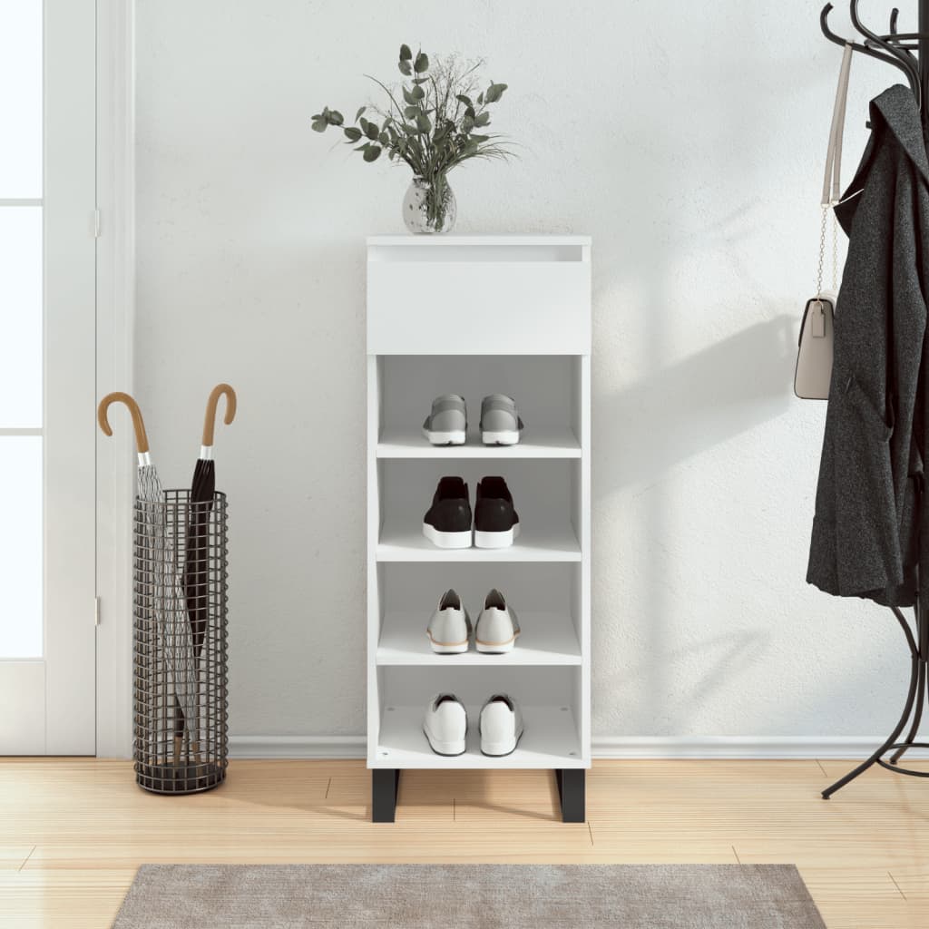 Shoe Cabinet 40X36X105 Cm Engineered Wood