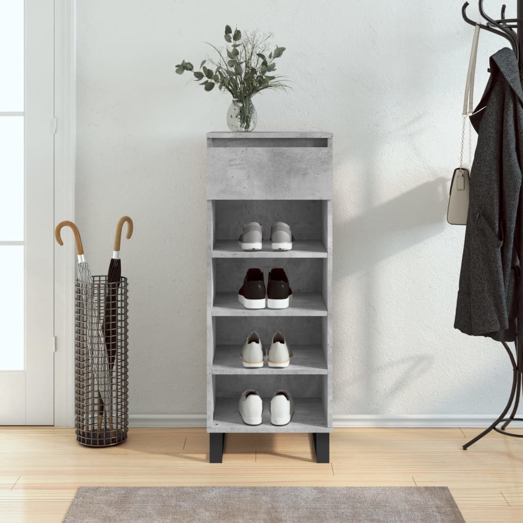 Shoe Cabinet 40X36X105 Cm Engineered Wood