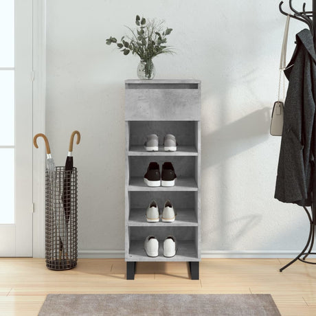Shoe Cabinet 40X36X105 Cm Engineered Wood