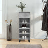 Shoe Cabinet 40X36X105 Cm Engineered Wood